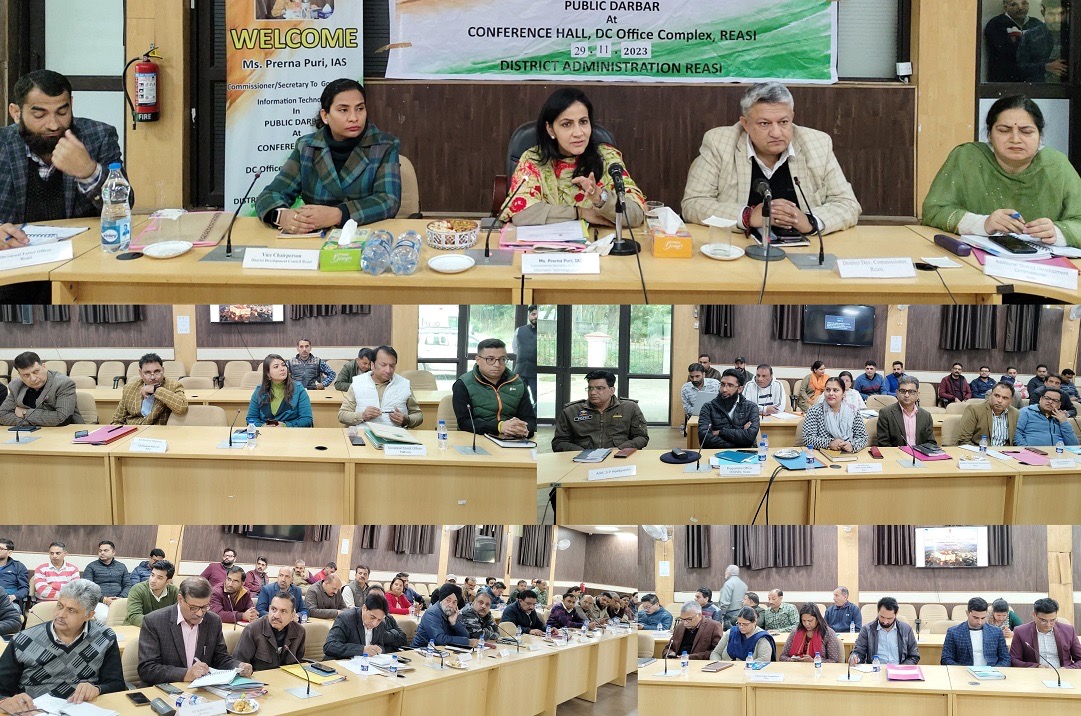 Prerna Puri holds Public Darbar at Reasi