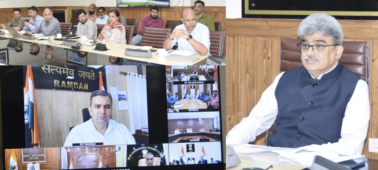Top government performers to be honoured  under Sampoornata Samman awards: CS J&K 