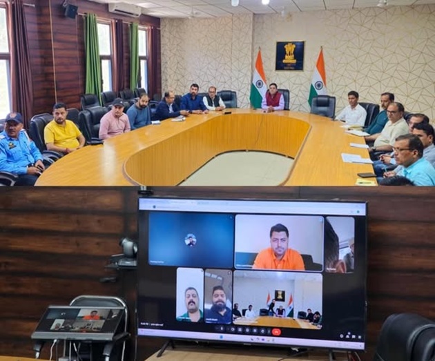 DC Kishtwar Reviews Transport Sector of Power Projects