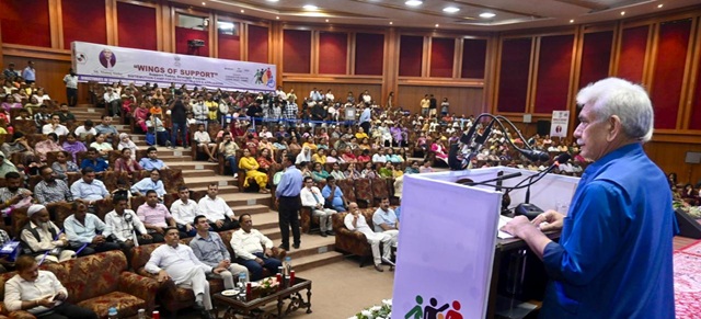  LG Manoj Sinha inaugurates mass distribution drive of aids & appliances for Divyangjan: Disbursed ₹6.14 Cr pension arrears to 12,660 beneficiaries under ISSS