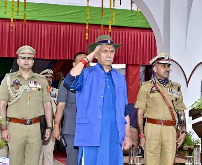 Complete eradication of terrorism from soil of J&K is our top priority: LG J&K at passing out Parade of DySP,SI probationers