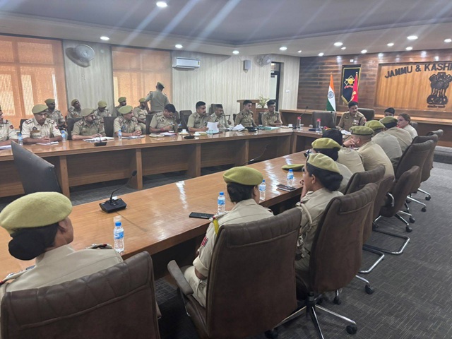 SP South chairs Crime Review Meeting; Interacts with Newly Posted Probationary DySPs, SIs 