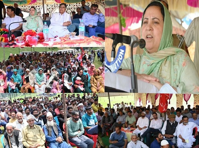 Government is focused on the socio-economic upliftment of people: Sakina 
