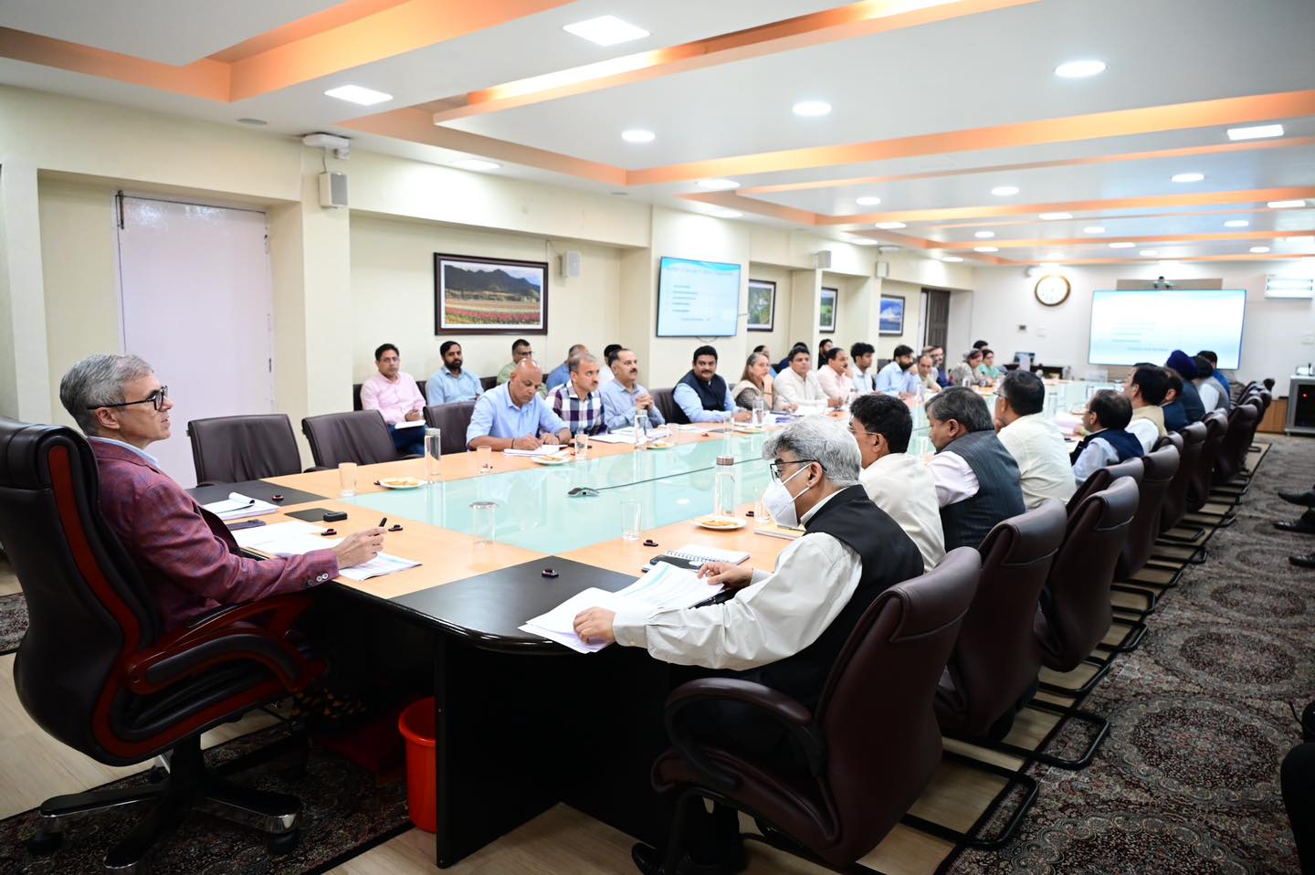 CM Omar Abdullah chairs meeting over PSGA