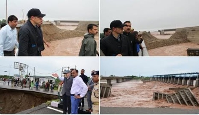 What flood mitigation measures were implemented since Oct 2014?  CM Omar Abdullah
