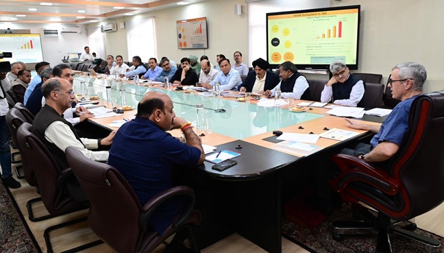 CM Omar Abdullah takes stock of progress on employment generation, MSME support