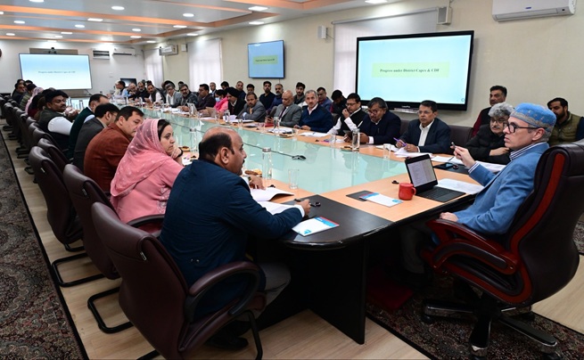  CM Omar Abdullah chairs comprehensive review of CAPEX and CDF expenditure