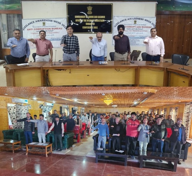ACB J&K  concludes  campaign "to educate staff on conduct rules, internal procedures, high-risk areas susceptible to malpractice"