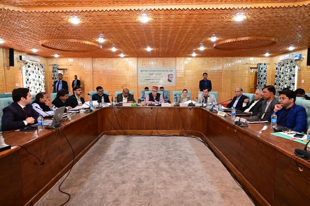 ' CM Omar Abdullah chairs review meeting of District Kulgam'