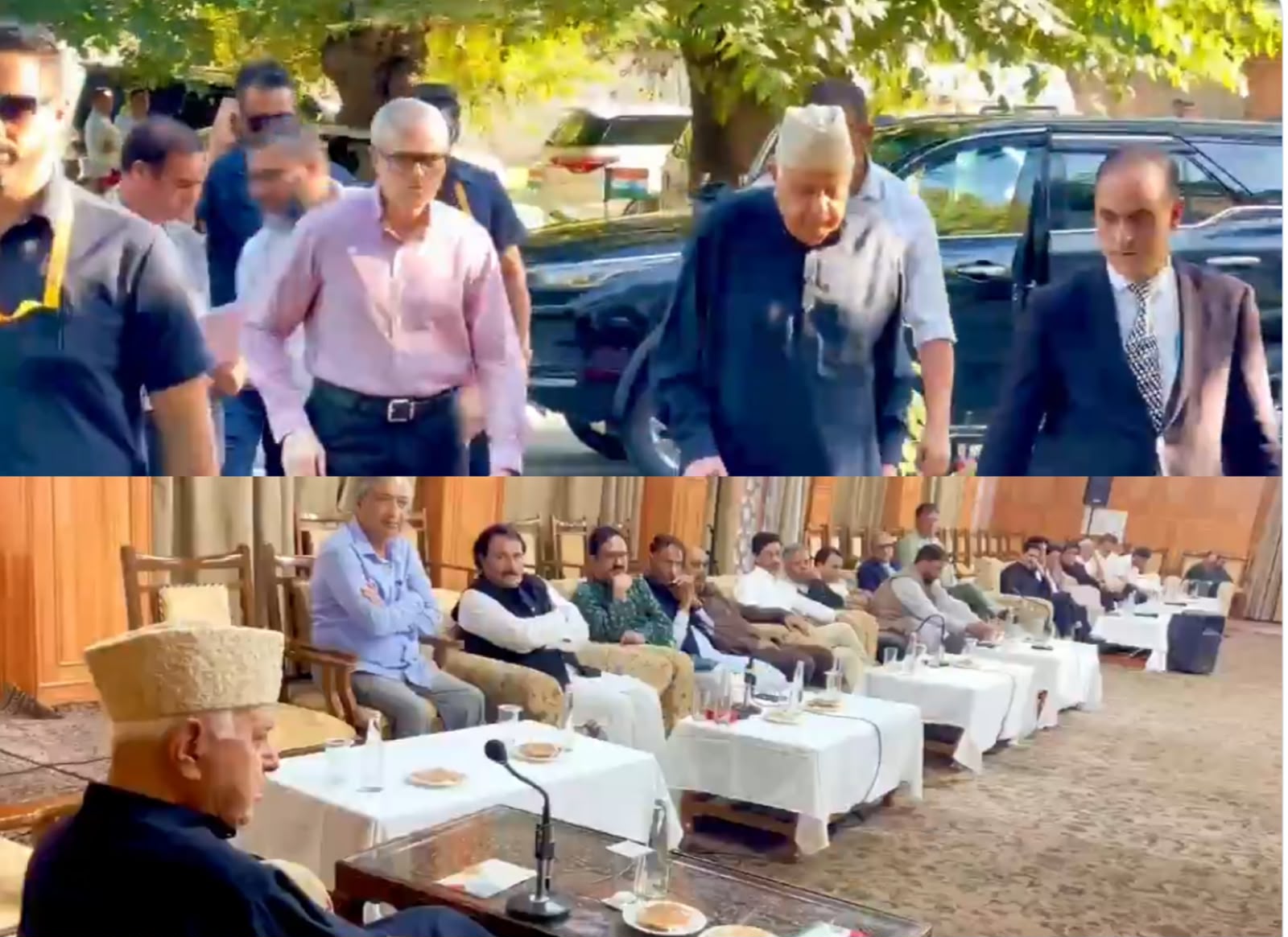 'NC , Congress MLAs meet in Srinagar ahead of Assembly Session '