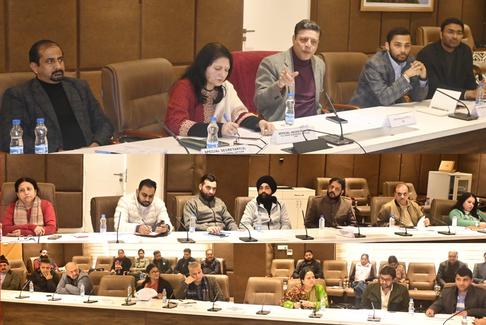 Chief Electoral Officer J&K Sanjeev Verma reviews preparedness for NVD-2026