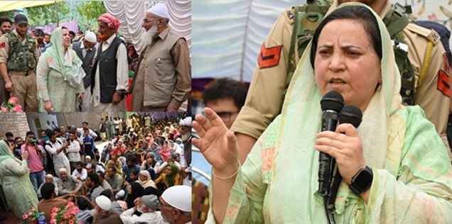 Omar Abdullah is committed to address the developmental needs and other issues of the public: Sakina