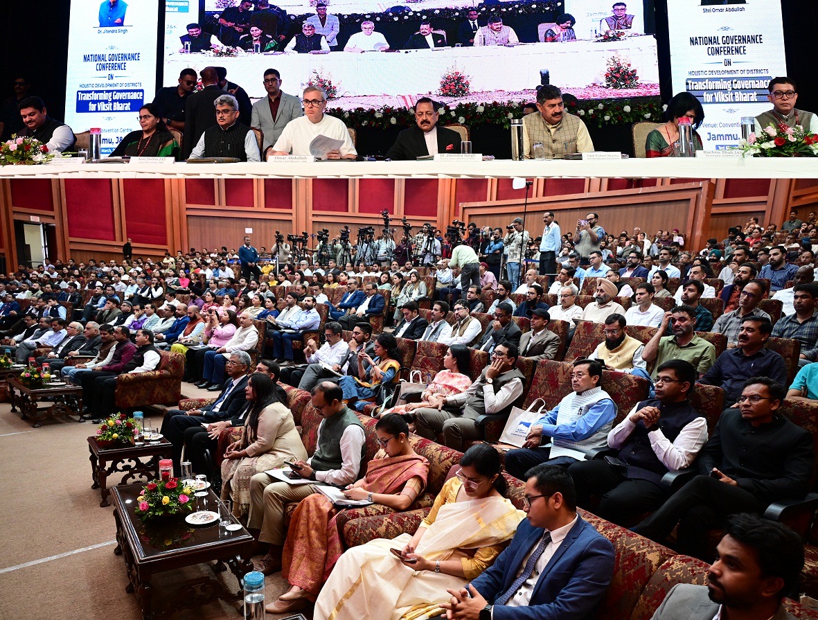 CM Omar Abdullah says  ‘Viksit Bharat’ possible only when every region progresses at  National Governance Conference in Jammu