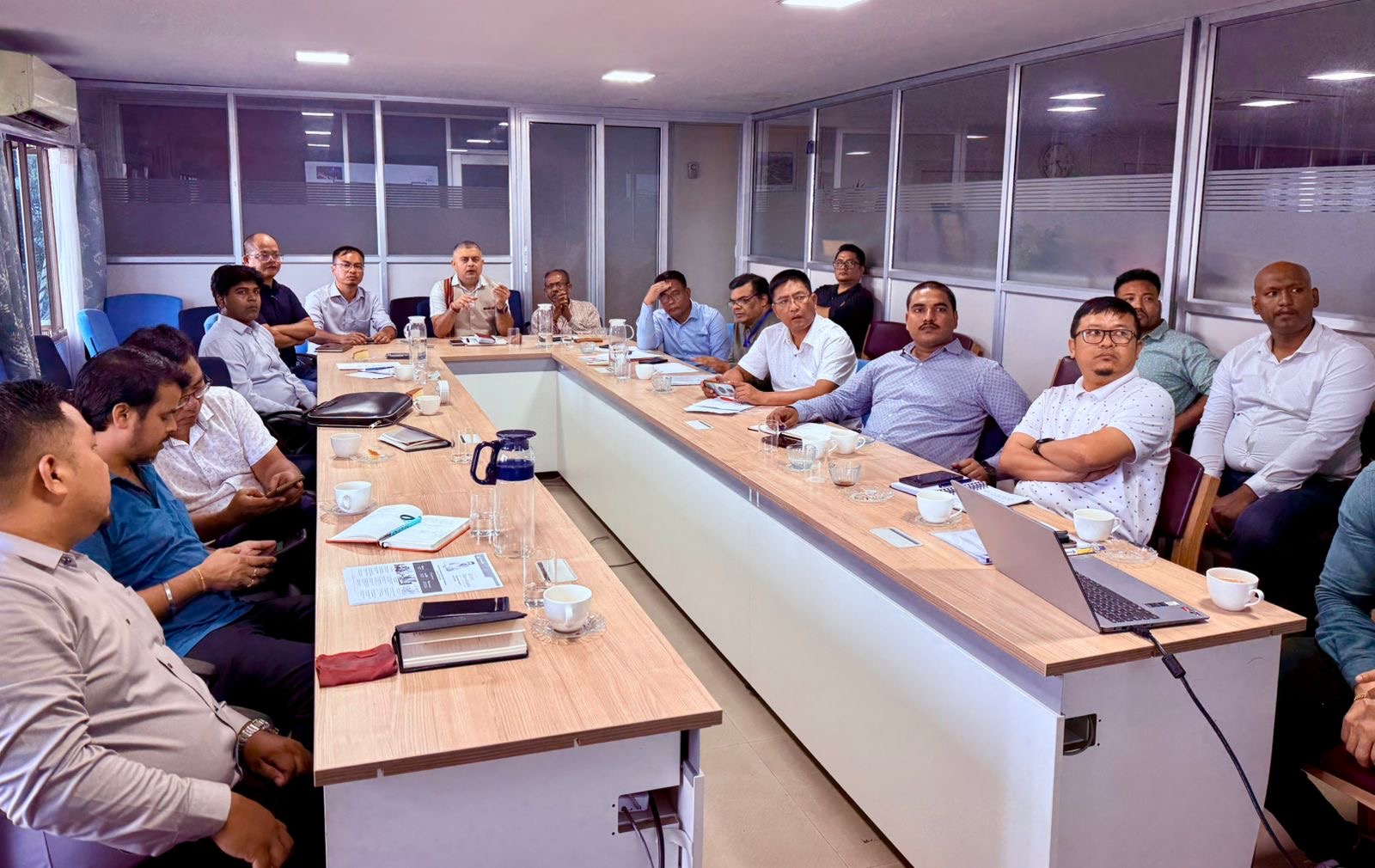 Amit conducts series of meetings, site visits regarding historical Rail Inauguration for Mizoram