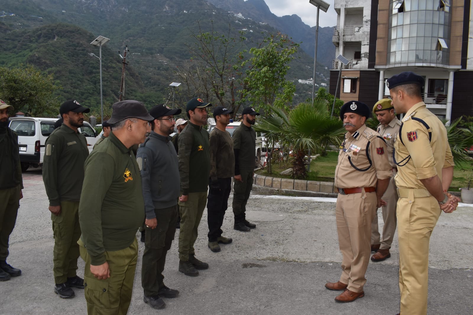 'DIG Shiv Kumar reviews Security in Katra '