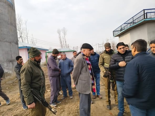 'Chairman of House Committee on JJM conducts on-spot inspection of Water Supply Scheme under JJM'