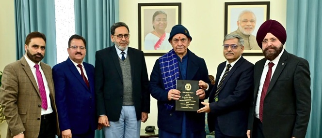 JKPSC submits its 66th Annual Report for  year 2024-25 to LG Manoj Sinha