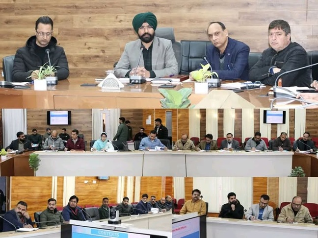 DC Doda emphasizes importance of timely & accurate data entry for effective monitoring, transparency & accountability