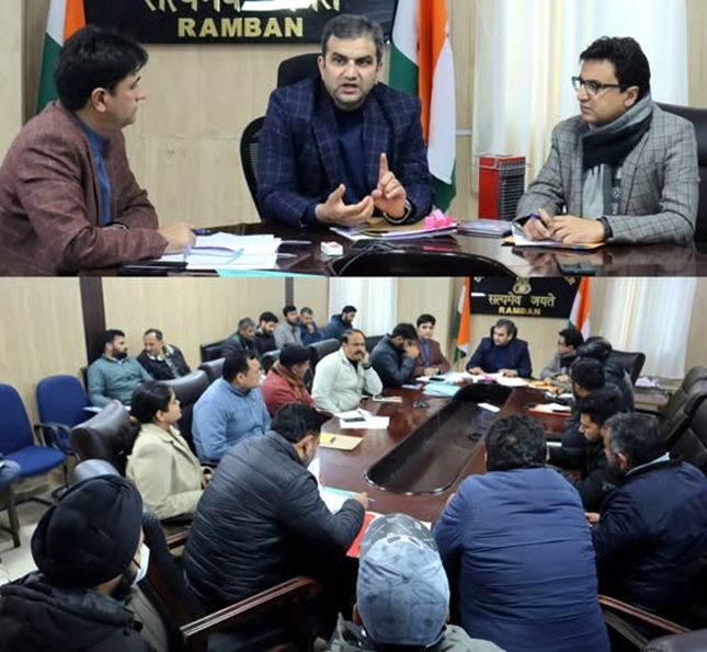 DC Ramban emphasizes on timely and transparent public service delivery: Asks for citizen-friendly functioning of all administrative units
