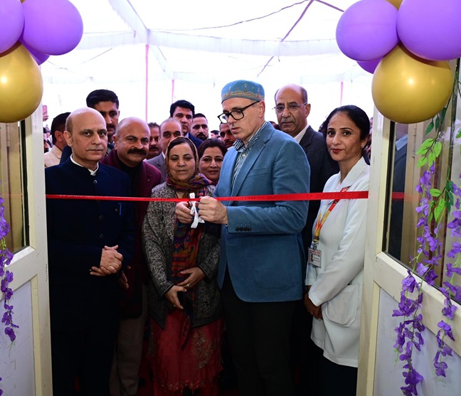 CM Omar Abdullah inaugurates multi-storey maternity block at SMGS Hospital, Jammu 