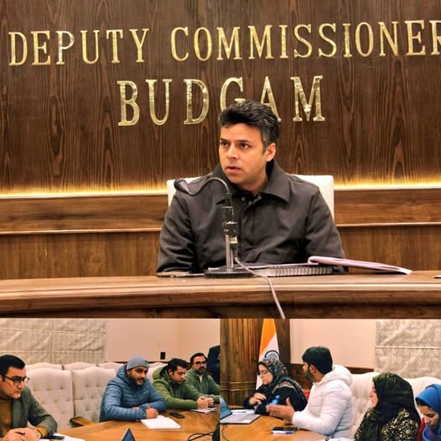 DC Budgam takes stock of NRLM Progress. Reiterates support for SHG Empowerment