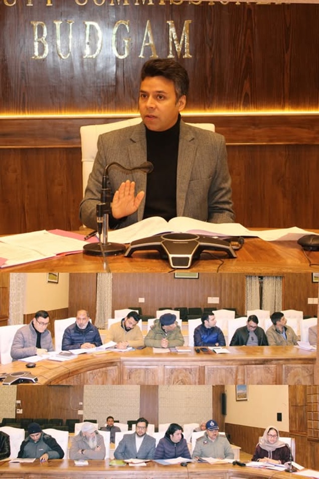 DC Budgam emphasizes urgent need for strict & effective implementation of all road safety regulations