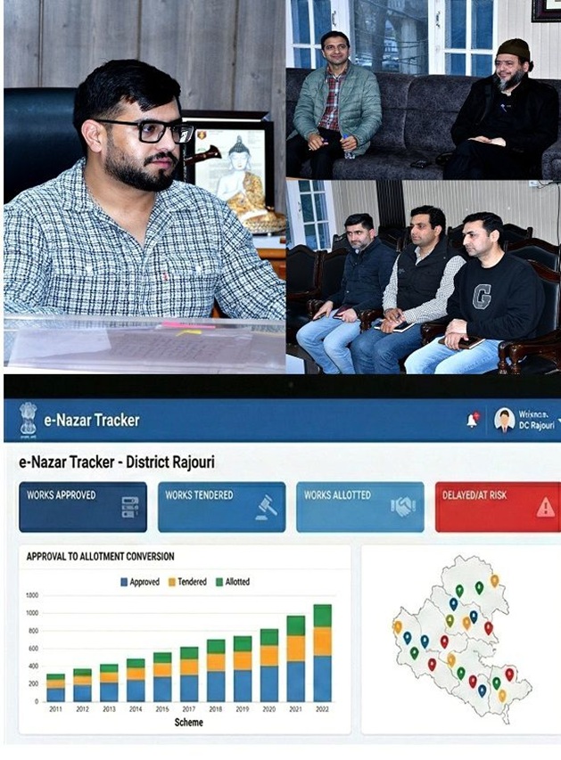 DC Rajouri launches portal to monitor development works