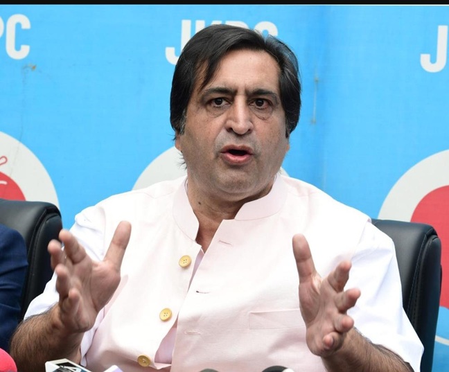 MLA Sajjad Lone says to put every fact "About Outsourcing In the Public Domain"