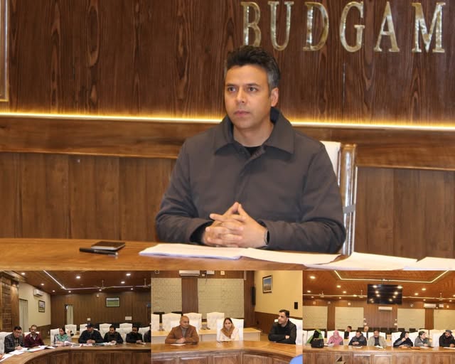DC Budgam directs all departments to work to make  Budgam a model district 
