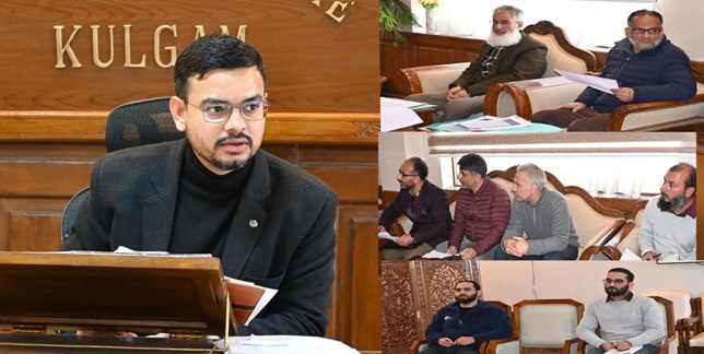 DC Kulgam directs to ensure timely installation of roof top solar plants & release of subsidies to beneficiaries