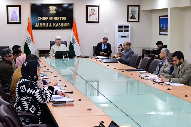 'CM Omar Abdullah chairs meeting over stock position of essential commodities '