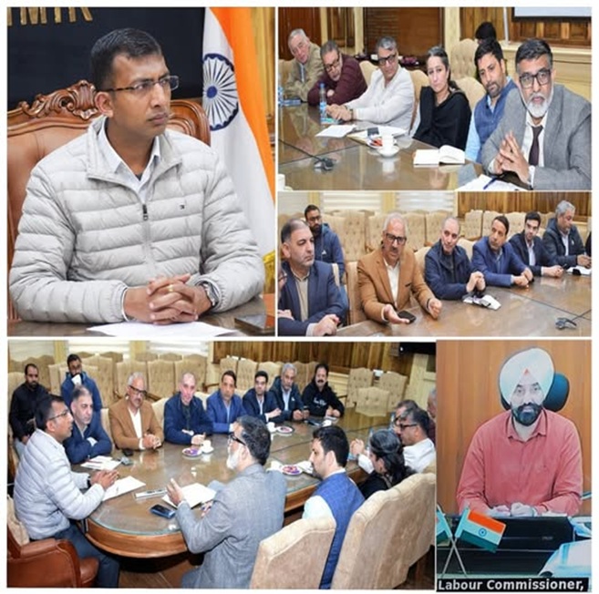 Div Com Kashmir holds Interaction with Representatives of Industries, Trade Bodies 