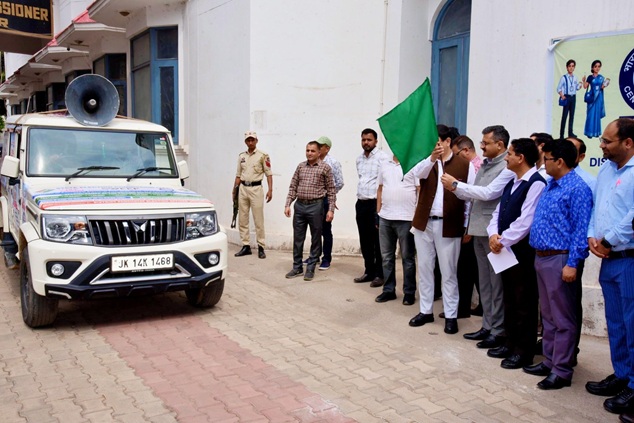 'DEO Udhampur flags off IEC Van to spread awareness on Panchayat Electoral Roll Revision-2026 '