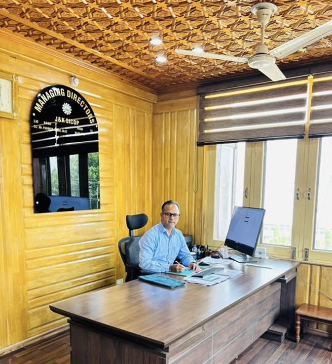'Shahid Saleem  joins as Managing Director J&K State Industrial Development Corporation'
