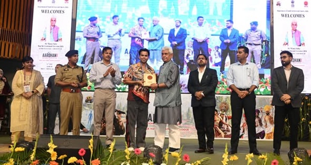 LG Manoj Sinha inaugurates the National Youth Festival in Srinagar