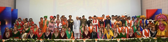 ' LG Manoj Sinha interacts with NCC cadets  '