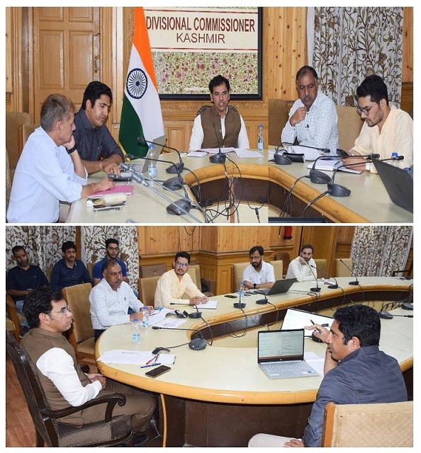 Div Com Kashmir stresses on safety audit of infrastructure and reduction in electricity pilferage and loss of revenue