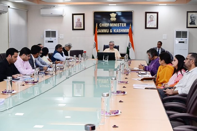 'CM Omar Abdullah reviews status of ongoing/proposed housing projects across J&K'