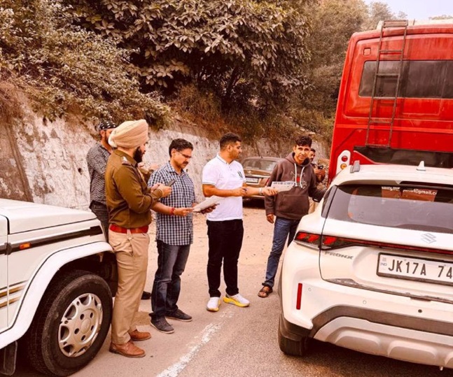 Transport Department acts tough against Violators; Challans 598 vehicles across Jammu Division