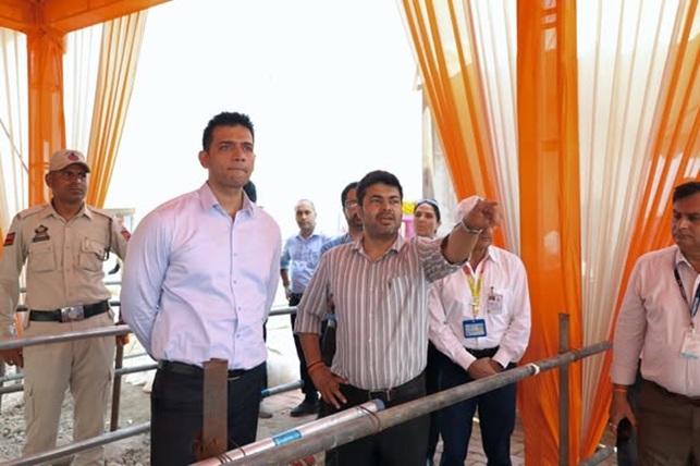 '  DC Jammu  & Comm JMC  review preparations at Tawi Riverfront ahead of Amarnath Yatra and Tawi Aarti'