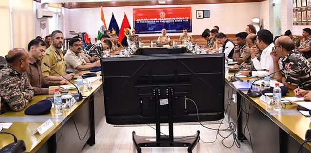 'J&K DGP chairs Security Meeting '