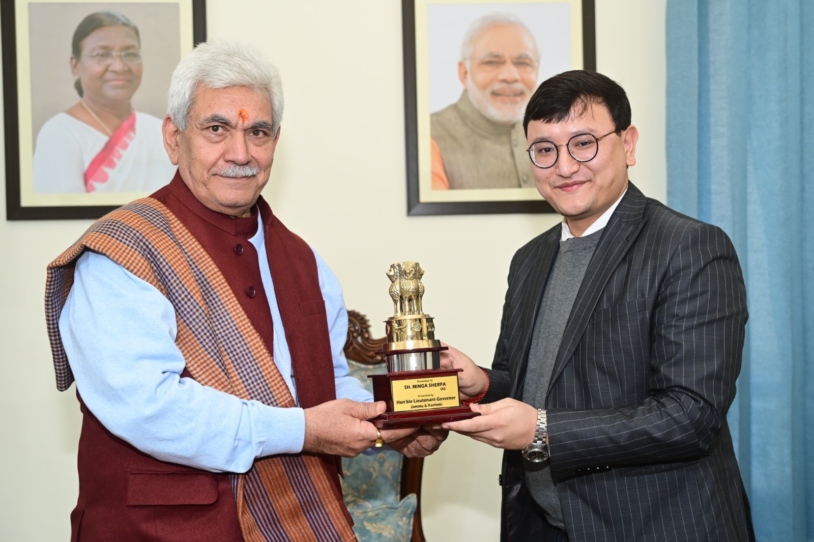 Raj Bhawan bids farewell to Minga Sherpa 
