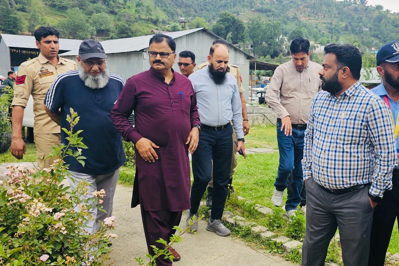 Javed Rana reviews  progress on Parnai Hydro Power Project