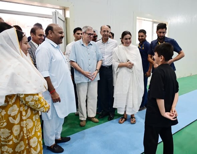 'CM Omar Abdullah visits J&K Sports Council's Gindun Sports Complex '