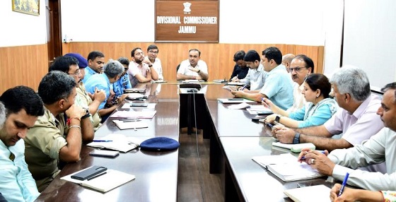 Div Com reviews arrangements for Air Show being held at Jammu 