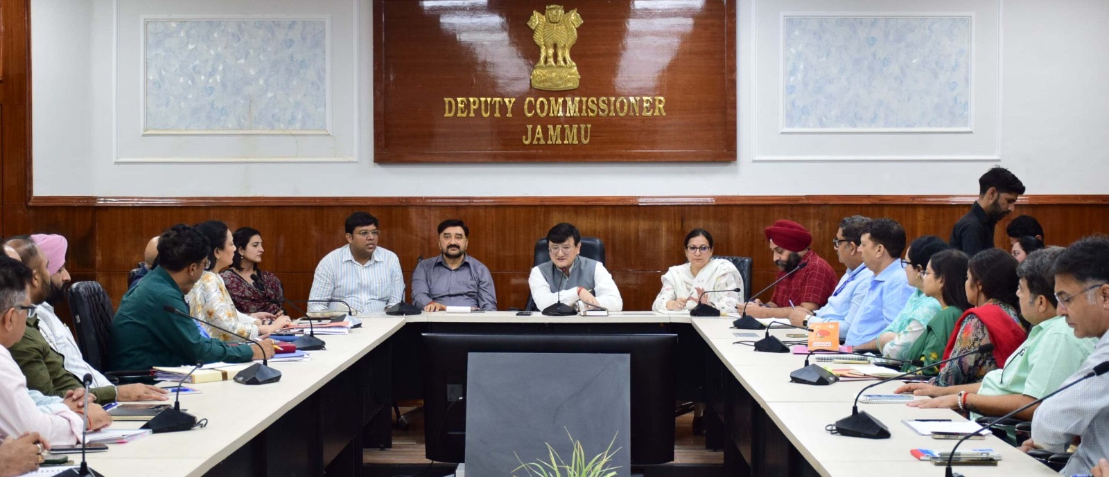 'DC Jammu chairs series of meetings , seeks reports from Officers '