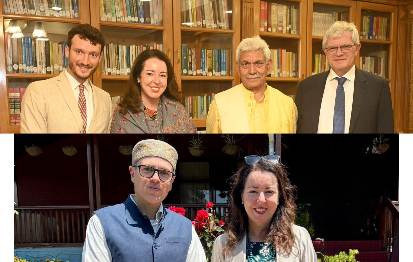'Swiss Envoy visits J&K , meets LG , CM ; mentions shooting of Movie DDLJ'