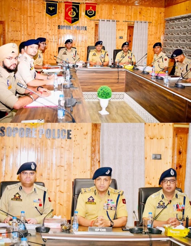 IGP Kashmir Sujit Kumar reviews security situation, counter-terrorism grid, law and order preparedness