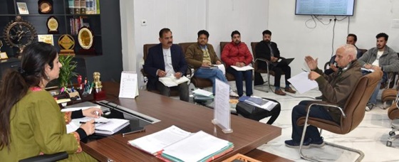 DC Udhampur reviews augmentation of drinking water supply in Udhampur Town