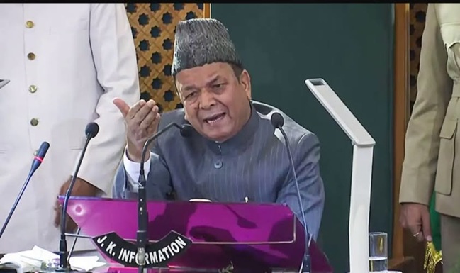 BJP MLA RS Pathania submitted a no-confidence notice against J&k Legislative Assembly Speaker Abdul Rahim Rather 